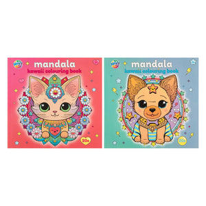 Creative craft group mandala kawaii kleurboek - 20 vellen