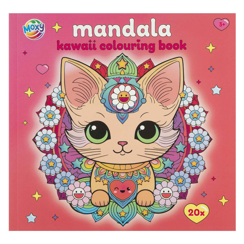 Afbeelding laden in galerijviewer, Creative craft group mandala kawaii kleurboek - 20 vellen
