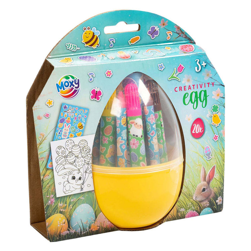 Afbeelding laden in galerijviewer, Creative craft group set knutselen met pasen - incl. markers en krijtjes
