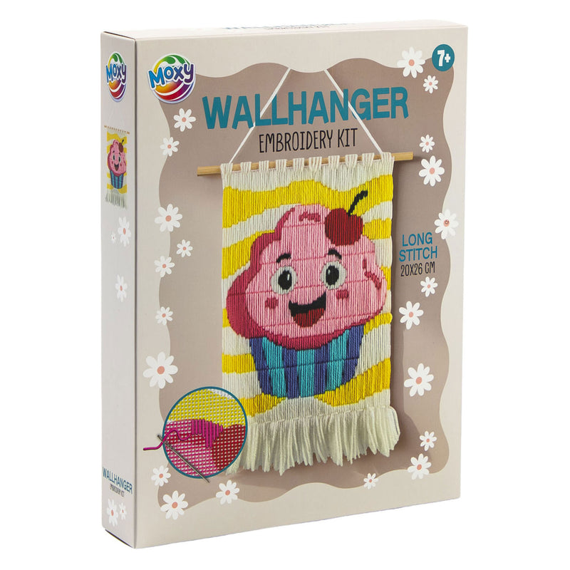 Afbeelding laden in galerijviewer, Moxy wandhanger borduurset lange steek
