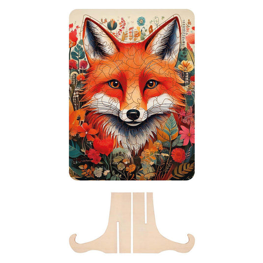 Moxy houten puzzel fox unieke vormen, 130pcs