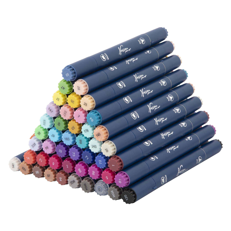 Afbeelding laden in galerijviewer, Creative craft group round dual markers alcohol stiften 48 stuks
