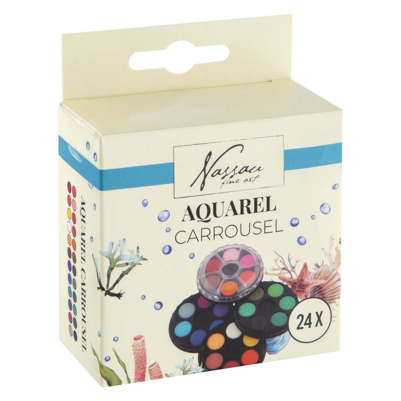 Afbeelding laden in galerijviewer, Creative craft group nassau aquarel carrousel - 24 kleuren
