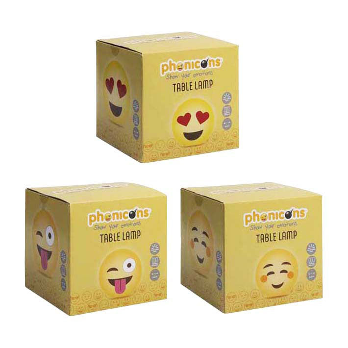 Afbeelding laden in galerijviewer, Creative craft group tafellamp funny faces - 14,5 cm
