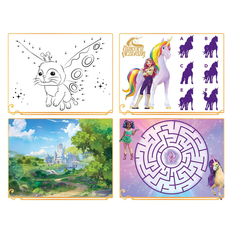 Afbeelding laden in galerijviewer, Creative craft group totum unicorn academy super stickerset - 8 vellen
