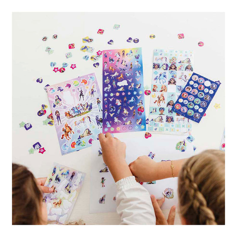 Afbeelding laden in galerijviewer, Creative craft group totum unicorn academy super stickerset - 8 vellen
