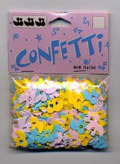 Vaessen creative • confetti ooievaar 14 gr. pastel