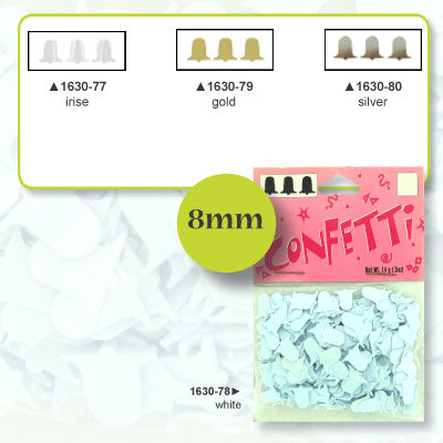 Vaessen creative • confetti klokjes 14 gr. wit