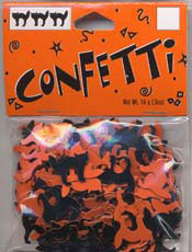 Darice vaessen creative • confetti's poes 14 gr. oranje zw