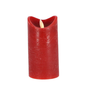 Afbeelding laden in galerijviewer, Daily home led kaars 7,5x15 cm rood | 4 stuks

