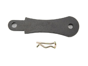 windscherm borgplaatje voor Yepp mini aluminium zwart