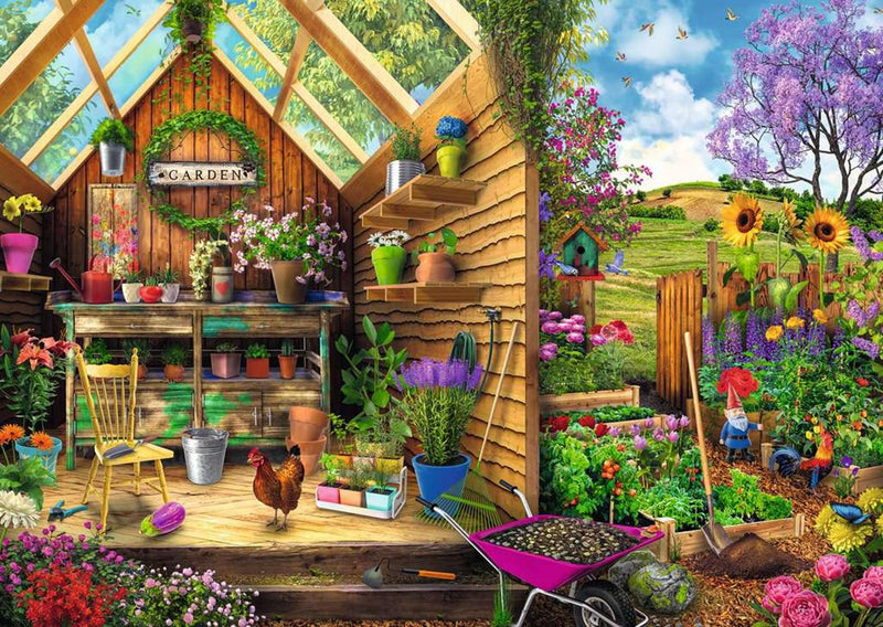 Afbeelding laden in galerijviewer, Ravensburger puzzel gardener's getaway 300 stukjes
