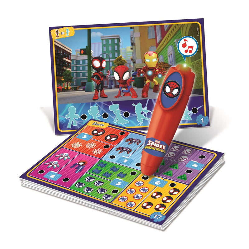 Afbeelding laden in galerijviewer, Clementoni quizzy spidey and his amazing friends 3-6 jaar
