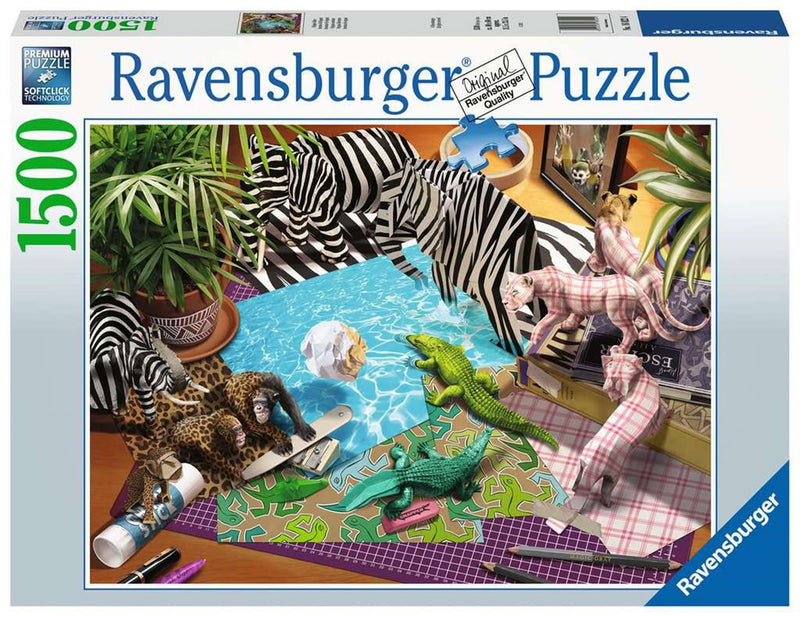 Afbeelding laden in galerijviewer, Ravensburger puzzel origami adventure 1500 stukjes
