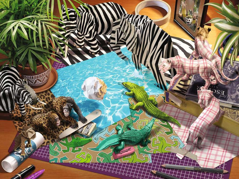 Afbeelding laden in galerijviewer, Ravensburger puzzel origami adventure 1500 stukjes
