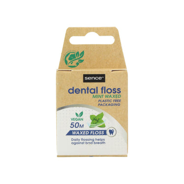 Sence fresh vegan dental floss 50m fresh mint