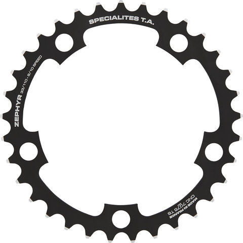 Afbeelding laden in galerijviewer, Ta zephyr chainring, 5-arm, inner, 110 mm bcd
