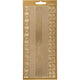 Stickers, randen, vel 10x23 cm, goud, 1 vel