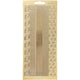 Stickers, randen, vel 10x23 cm, goud, 1 vel