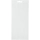Stickers, randen, vel 10x23 cm, wit, 1 vel