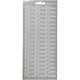Stickers, kiitos, vel 10x23 cm, zilver, 1 vel