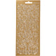 Stickers, swirl, vel 10x23 cm, goud, 1 vel