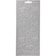 Stickers, sterren, vel 10x23 cm, zilver, 1 vel