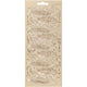 Stickers, veren, vel 10x23 cm, goud, 1 vel