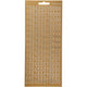 Stickers, cijfers, vel 10x23 cm, goud, 1 vel