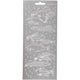 Stickers, vissen, vel 10x23 cm, zilver, 1 vel