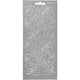 Stickers, hulst, vel 10x23 cm, zilver, 1 vel