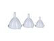 Excellent houseware trechters set 3-delig kunststof wit