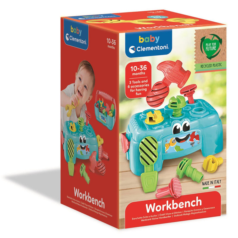 Afbeelding laden in galerijviewer, Clementoni baby speelgoed werkbank
