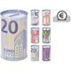 Spaarblik euro ã˜8x12,7cm assorti dessin
