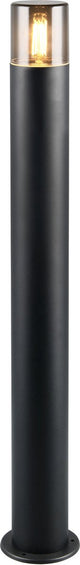 Trio hoosic - paalverlichting - zwart mat - excl. 1x e27 4 w - - buitenverlichting - ip44