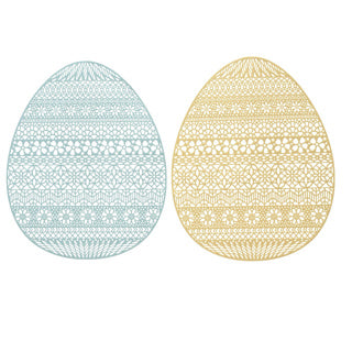 Paas placemat pp 2 assorti | 8 stuks