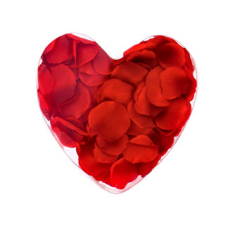 Afbeelding laden in galerijviewer, Kaemingk rozenblaadjes rood in giftbox hart | 4 stuks
