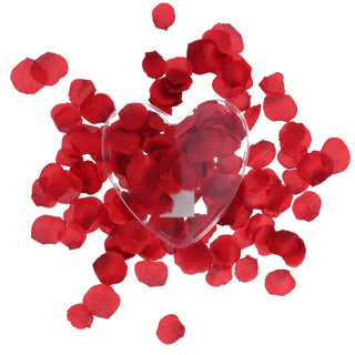 Afbeelding laden in galerijviewer, Kaemingk rozenblaadjes rood in giftbox hart | 4 stuks
