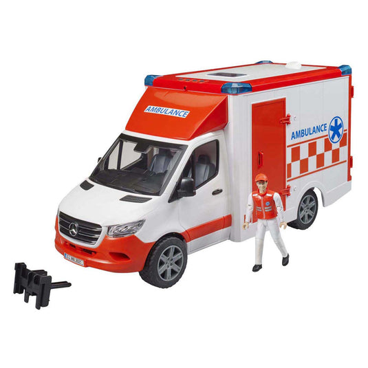 Bruder mercedes sprinter ambulance met ambulancebroeder - licht geluid - 2676