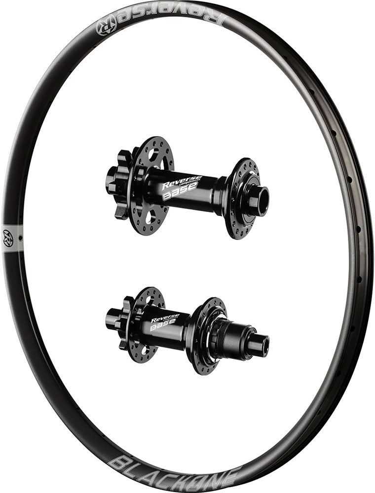Afbeelding laden in galerijviewer, Reverse components black one 29 boost tubeless wheelset
