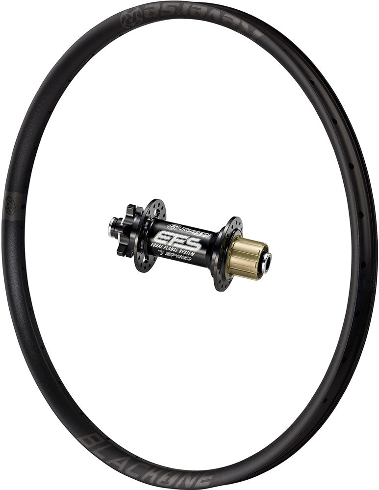 Afbeelding laden in galerijviewer, Reverse components black one dh 29 super boost rear wheel
