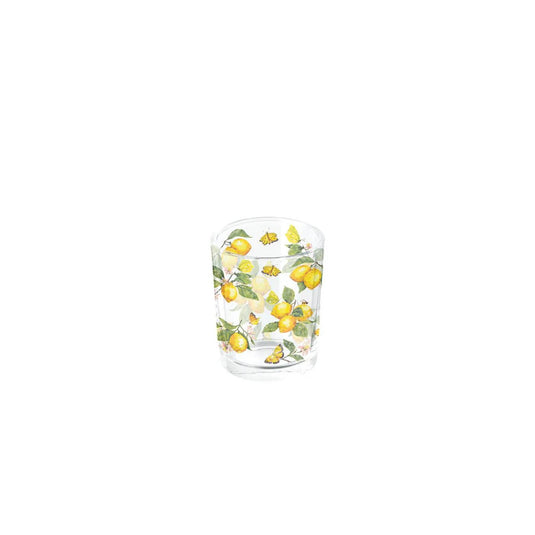 Ambiente theelichthouder fresh lemons wit