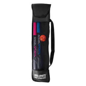 Angel sports hockeyset roze en blauw 28''