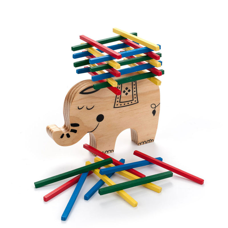 Afbeelding laden in galerijviewer, Longfield houten balans spel olifant
