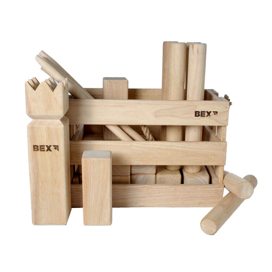 Bex kubb in houten kist