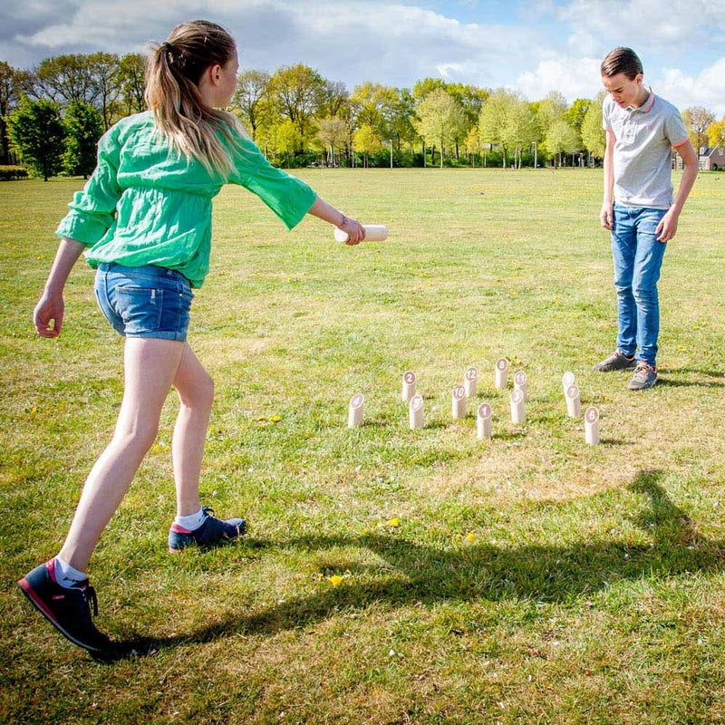 Afbeelding laden in galerijviewer, Kubb number original rubber hout
