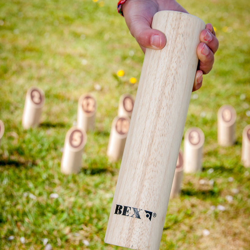 Afbeelding laden in galerijviewer, Kubb number original rubber hout
