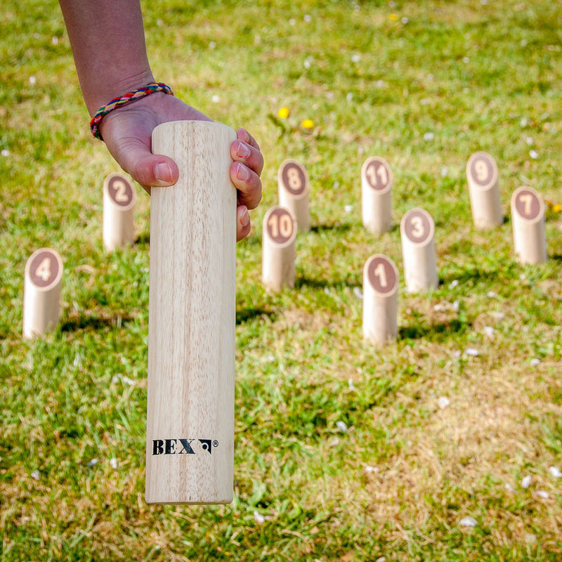 Afbeelding laden in galerijviewer, Kubb number original rubber hout
