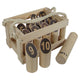 Kubb number original rubber hout in houten kist