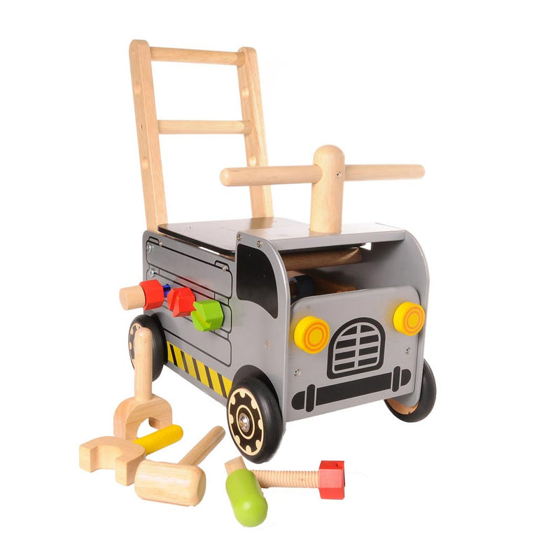 Afbeelding laden in galerijviewer, I'm toy loop duwwagen werktruck
